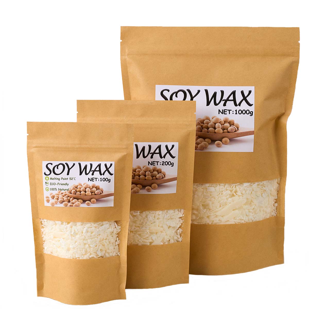 1 Pounds Pure White Soy Wax Fo - đánh giá và giá Candle Supplies In Bulk