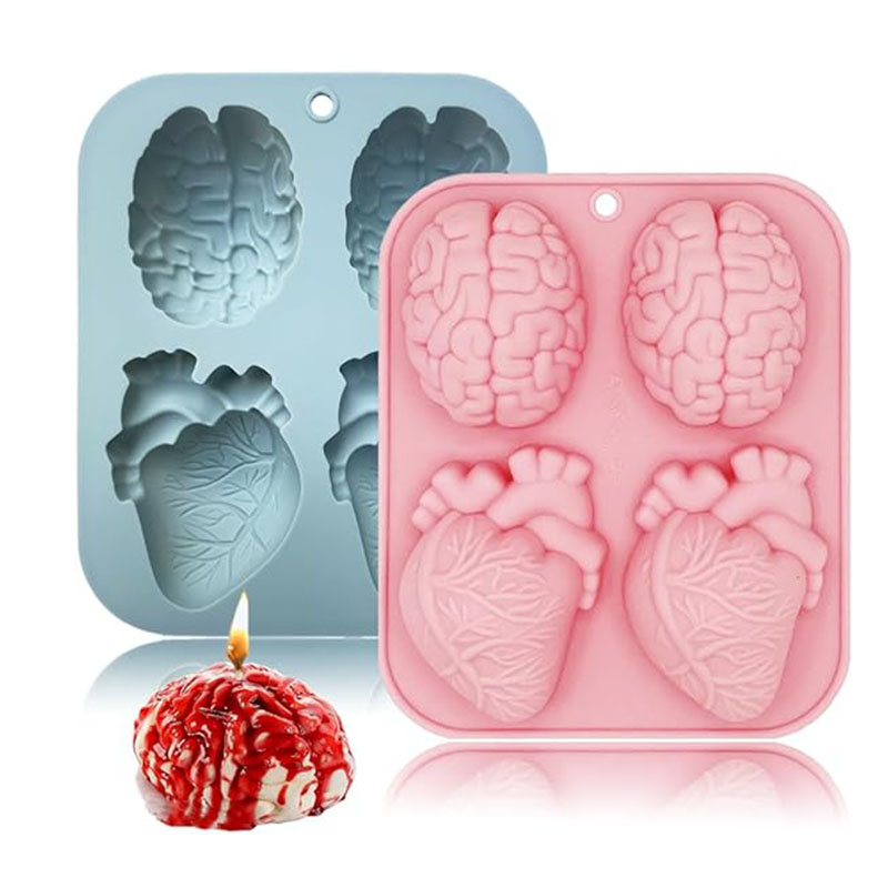 Human Brain And Heart Silicone - đánh giá và giá Candle Supplies In Bulk