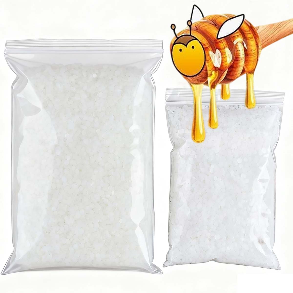 200g-1000g White Beeswax Pure  - đánh giá và giá Candle Supplies In Bulk