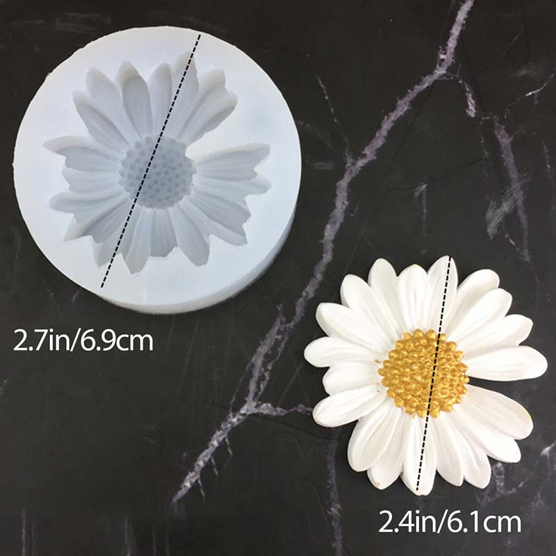 DIY Candle Silicone Mold Daisy - đánh giá và giá Candle Supplies In Bulk