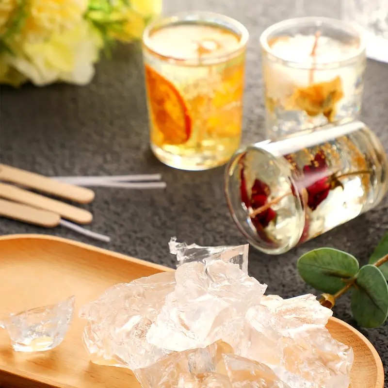 Transparent Crystal Wax, Jelly - đánh giá và giá Candle Supplies In Bulk